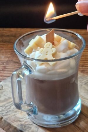 Christmas Gingerbread Man & Hot Chocolate Scented Candle